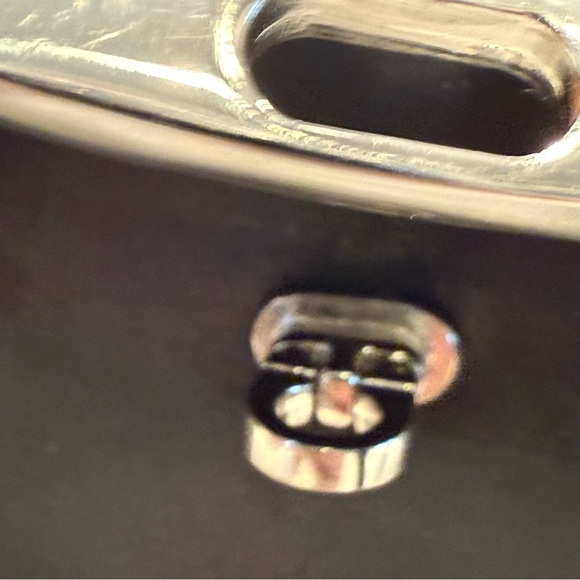 GODDAR Women’s European Black Leather Crossbody W/ Silver Accents - Picture 5 of 16